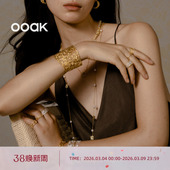 OOAK列维斯蕾丝925银手镯女神礼物轻奢小众设计感老钱银饰手镯