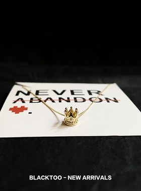 925银金色皇冠女神项链女款