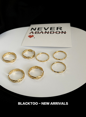 男女同款钛钢戒指菱形指环