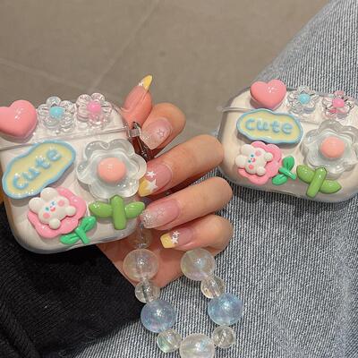 适用荣耀硅胶软壳小清新耳机壳