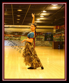 2019融合ATS部落肚皮舞CHOLI进口弹力棉宽边V领露背短袖 AL81 上衣