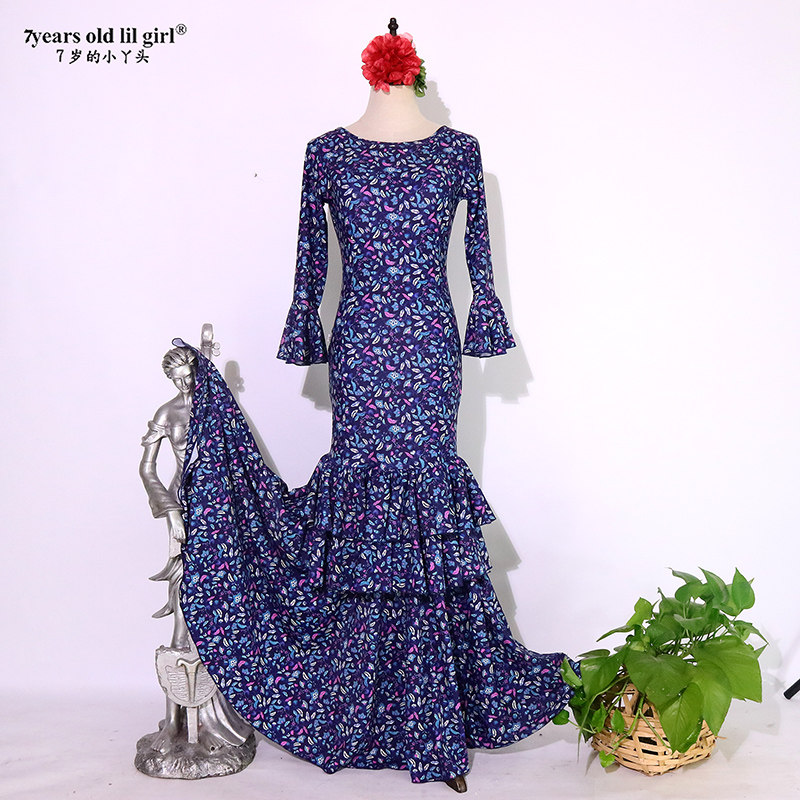 西班牙弗拉明戈flamenco套装2021春夏新款热卖演出练功服ENE05