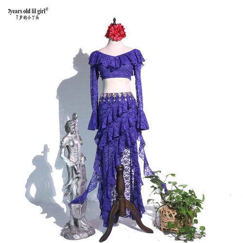 7yearsoldlilgirl蕾丝套装