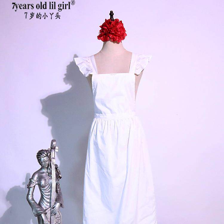 品牌设计热销生活休闲全棉吊带连体衣围裙直销 A01