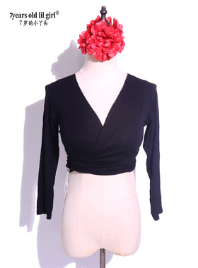 舞蹈新款练功服肚皮舞2022春夏装女莫代尔人棉开襟上衣热销BKK02