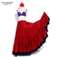ATS部落肚皮舞裙女2025春夏新款 波西米亚吉普赛全棉4层16米CWW18