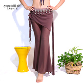 7yearsoldlil肚皮舞台湾水沙小屁帘尖角开衩喇叭裤 2025春夏新CB72