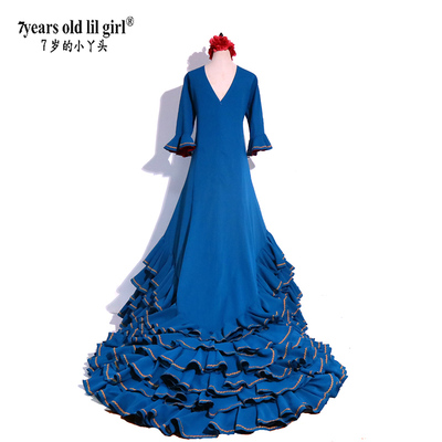 7yearsoldlilgirl弗拉门戈bata裙