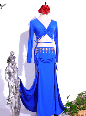 肚皮舞套装新品2023秋春夏练功服装挪威麻练习服演出RM40