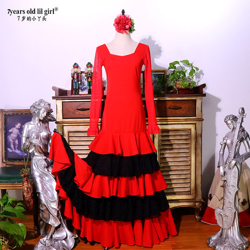 弗拉门戈连衣裙为你塑造高贵