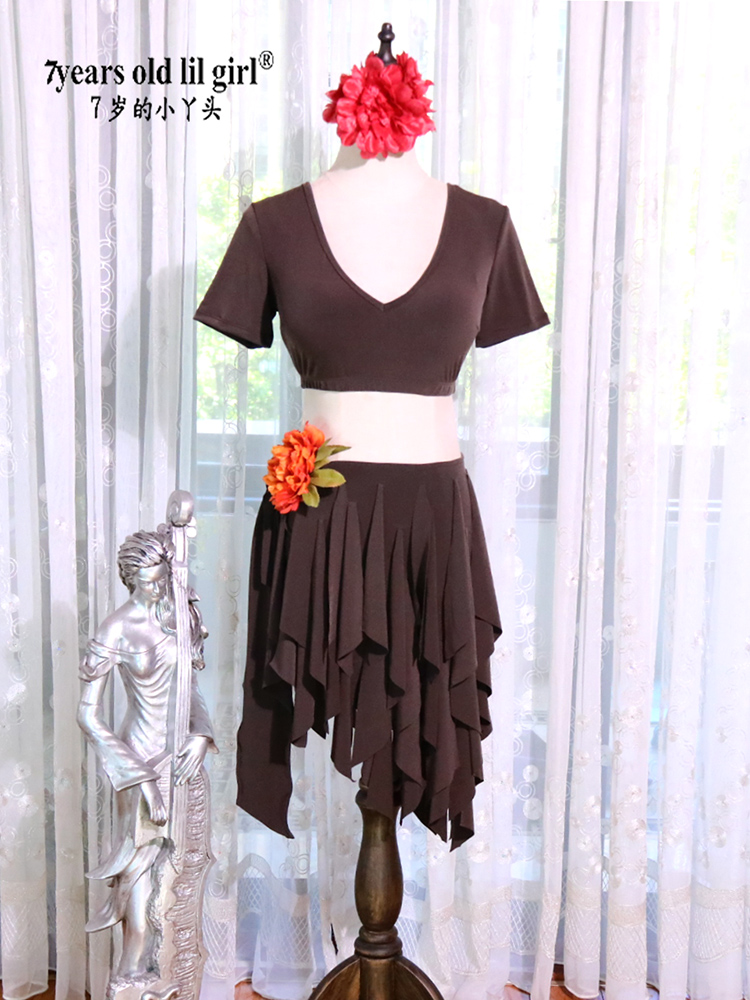 肚皮舞新款练功服性感东方舞套装演出服瑜伽服现代舞多色可选BL29