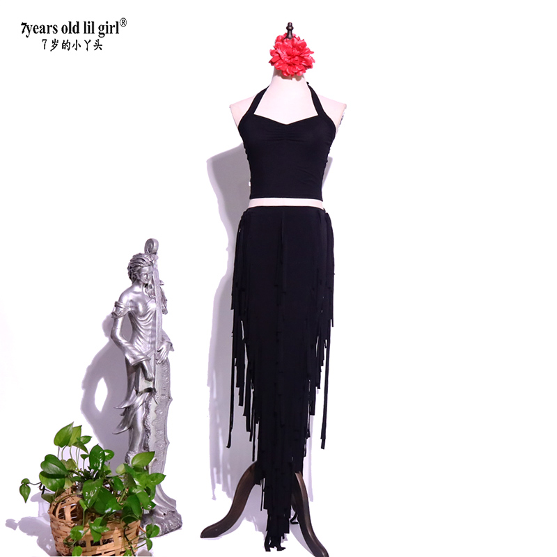 7yearsoldlilgirl流苏胯裙