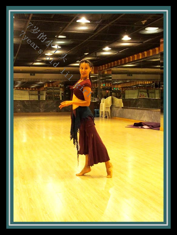 品牌原创设计肚皮舞练功服套装练习服装上衣裤子弹力棉AL33