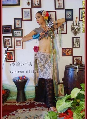 舞蹈服肚皮舞韩国蕾丝2片胯裙BP02 品牌 服饰