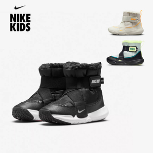 Nike/耐克儿童雪地靴25冬新品加绒耐磨舒适魔术贴防滑保暖运动鞋