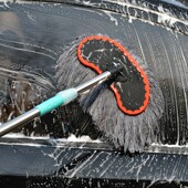 洗车刷子长柄伸缩软毛擦车拖把刷车清洁工具套装 汽车用品专用