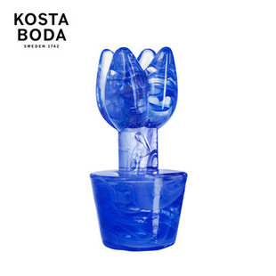 BODA进口水晶玻璃北欧风家居饰品手工植物花卉摆件部分清仓 KOSTA
