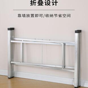 简易大圆桌架可折叠桌腿支架桌脚餐桌架子折叠桌腿桌架加厚桌脚架