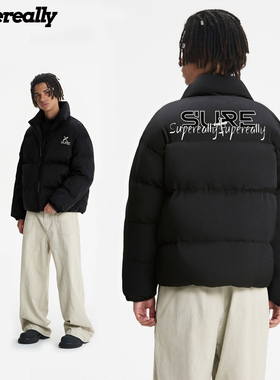 Supereally  质感字母logo美式复古经典百搭保暖抗寒日常外套棉服