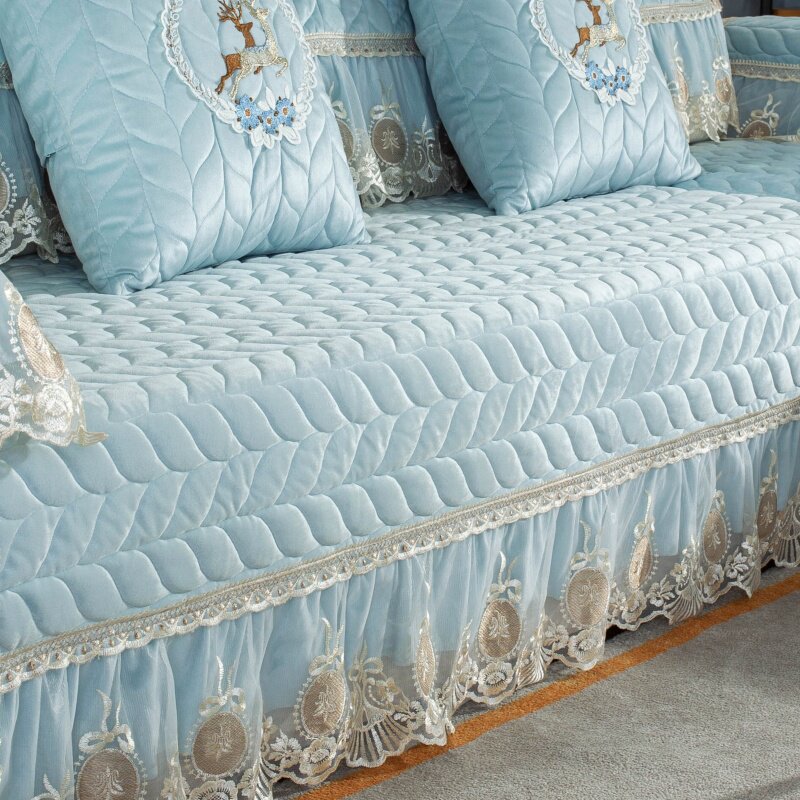 欧式高档沙发垫套毛绒加厚防滑纯色水晶绒皮沙发套罩贵妃定做冬季,居家布艺,沙发垫,淘宝优惠券,粉丝福利购,淘宝优惠卷