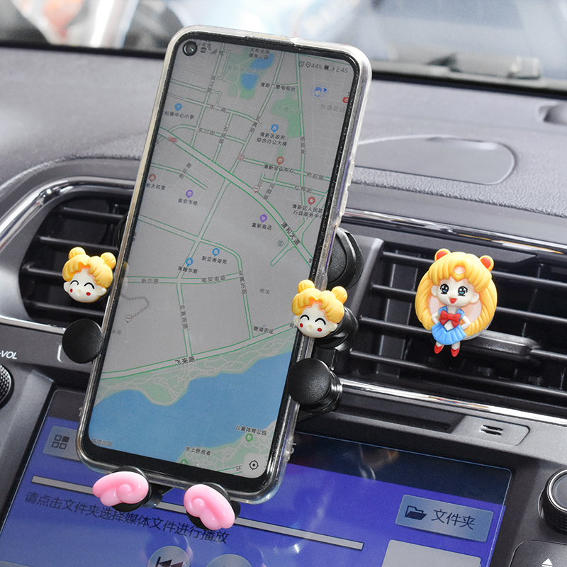 重力创意通用出风口车上手机支架