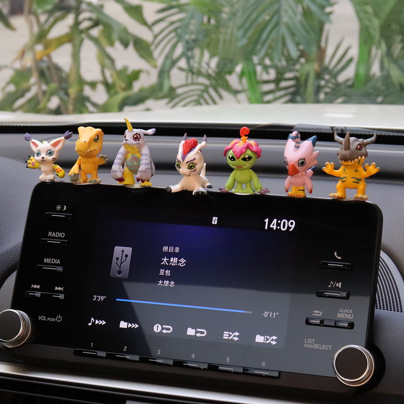 卡通数码宝贝动漫车载摆件装饰