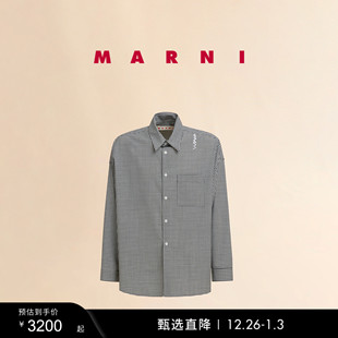 男士 MARNI 礼物 缝线LOGO衬衫 多件折