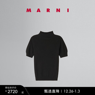 女士半高领拼接短袖 MARNI 礼物 针织衫 多件折