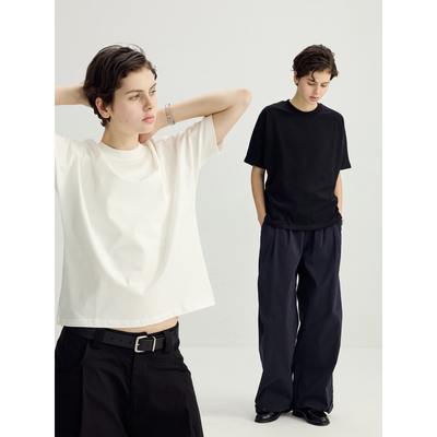 可乐生活CARPEM双纱磨毛短袖T恤