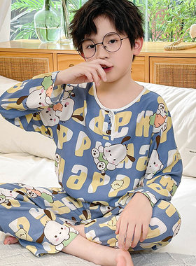 夏季防蚊透气棉绸家居服套装