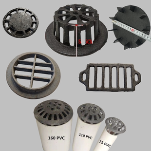 雨水篦子过滤网老式地漏盖铸铁雨水斗格栅圆形方形集水井篦子旧式