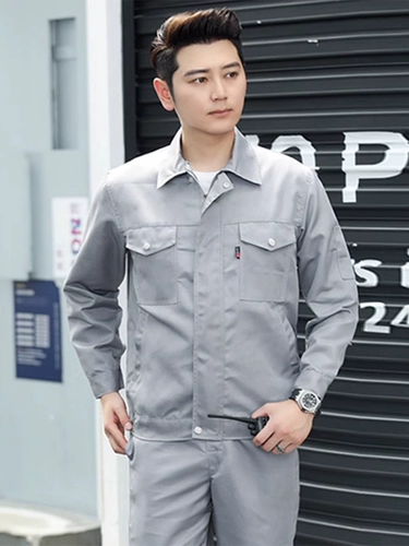 Осенний комплект для работы, износостойкий лонгслив, комбинезон, мужские демисезонные штаны, рабочая одежда, делается под заказ