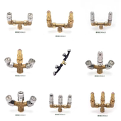 农用打药机扇形喷雾器直喷多三头果树高压细雾化不锈钢铜远程喷头