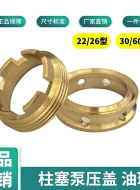 22-120型农用高压三缸柱塞泵配件大全打药机黄油压盖调整环油环