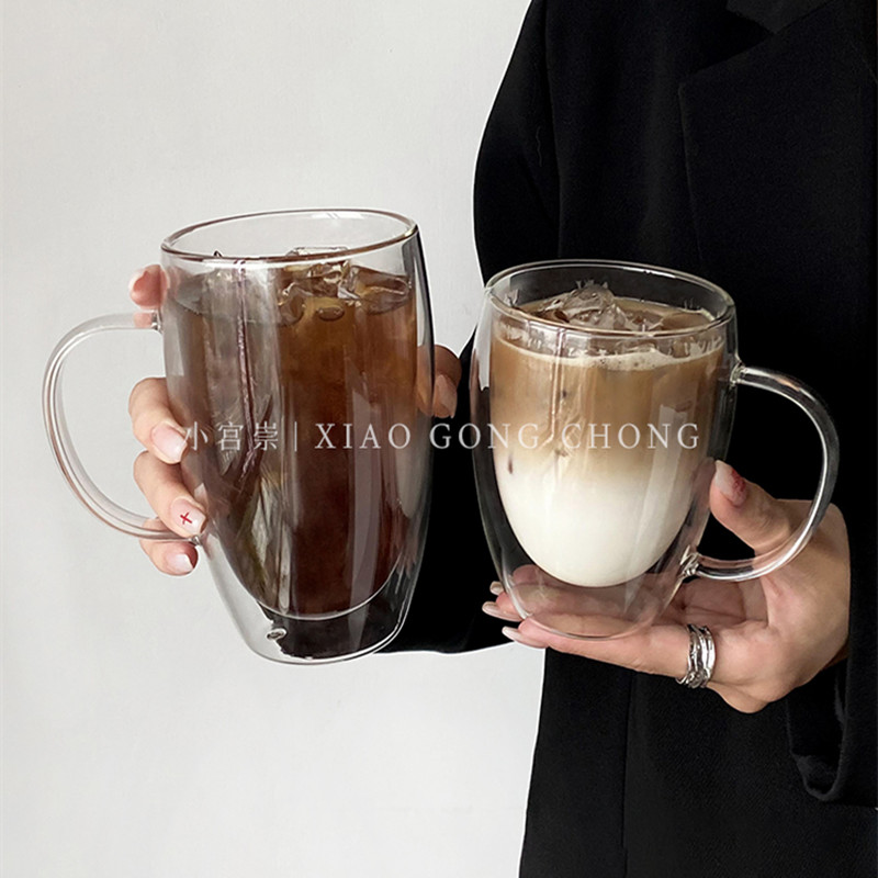 高硼硅玻璃通用纯色否隔热带手柄