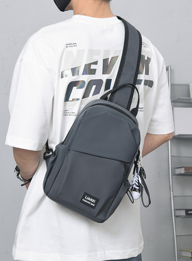 胸包男潮牌时尚潮流休闲学生单肩背包旅游大容量腰包斜跨肩女包