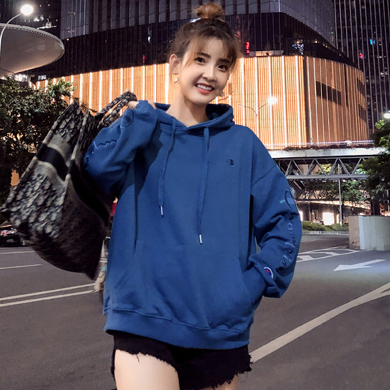 卫衣男女情侣韩版新款长袖宽松套头圆领长袖T恤ins潮牌秋冬季潮牌