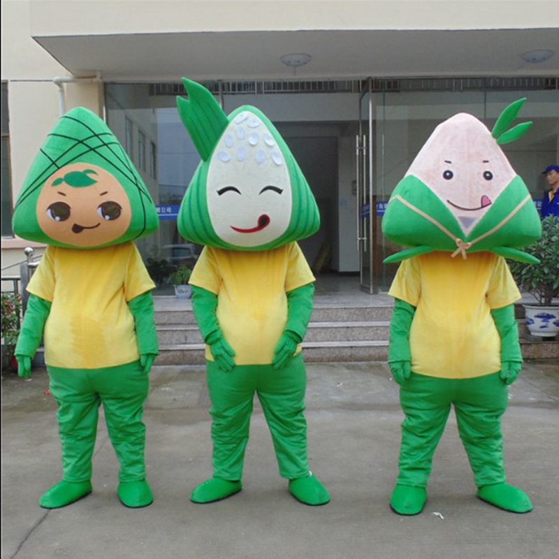 定制成人现货粽子行走发传单衣服