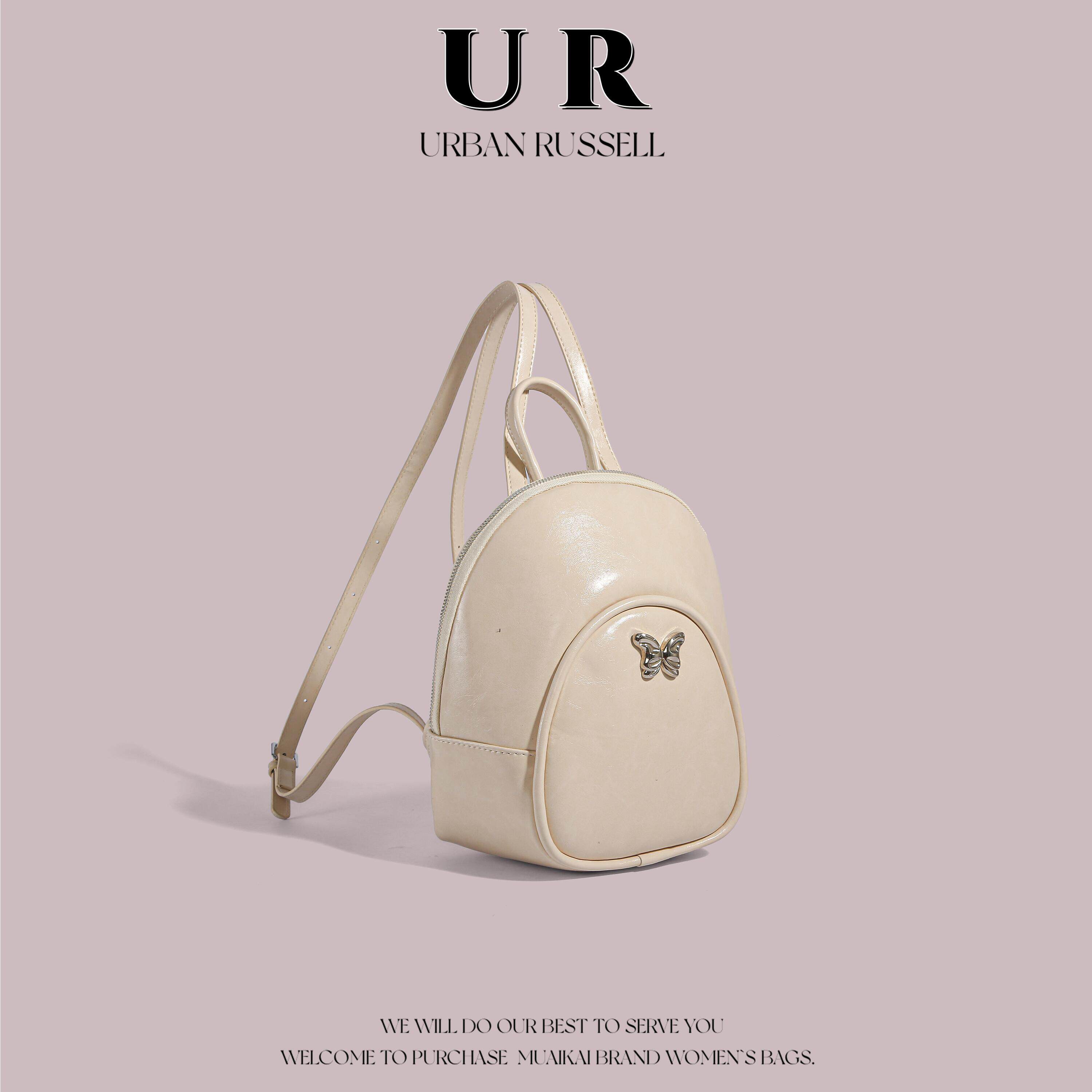 ur小众品牌迷你小背包女2024流行新款轻便休闲简约运动旅行双肩包