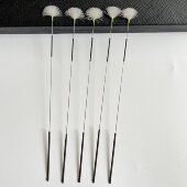 厂家刘福艺专业采耳工具银针鹅毛棒套装 定位防滑柄胶管掏耳朵毛毛