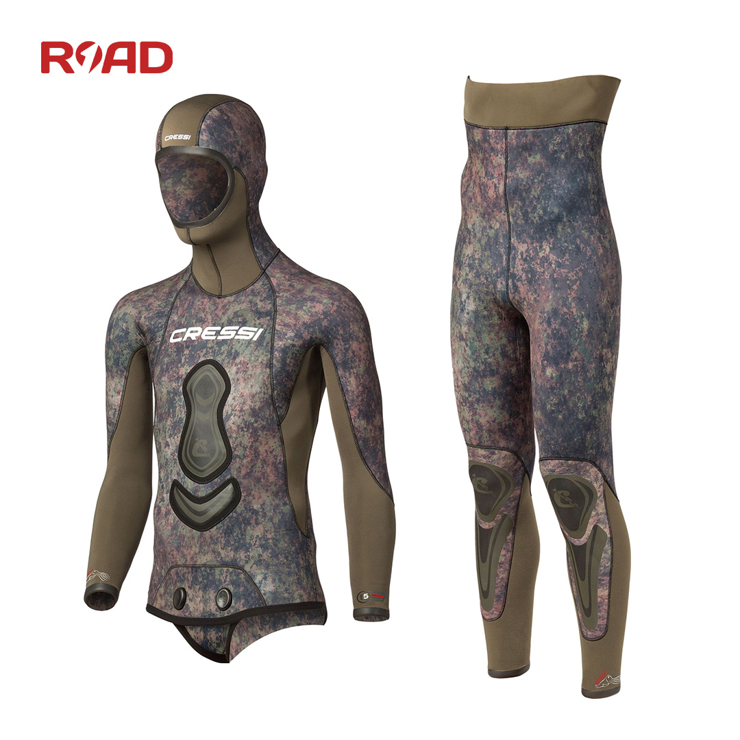 Cressi Seppla 潜水服男湿衣舒适分体式胶衣长裤深潜渔猎3.5mm5mm