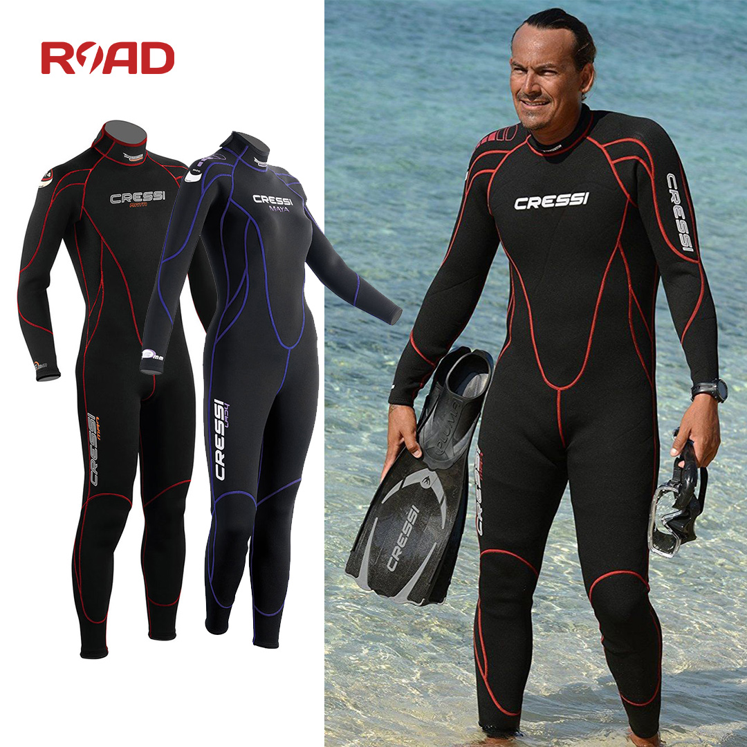 CRESSI连体潜水服修身保暖2.5mm