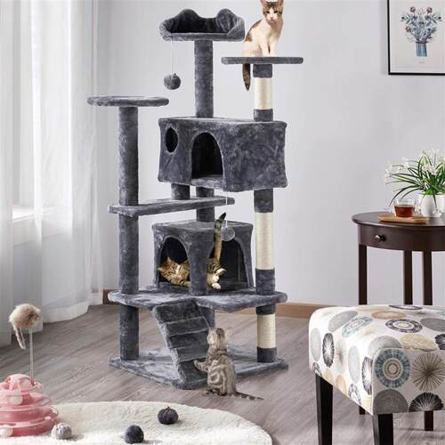 Cat Scratcher Tower Home Furniture Cat ree Pets Hammock Sisa