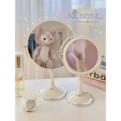 makeup mirror with lamp desktop fill light small mirror01