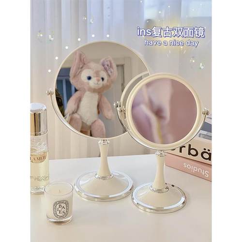 makeup mirror with lamp desktop fill light small mirror01