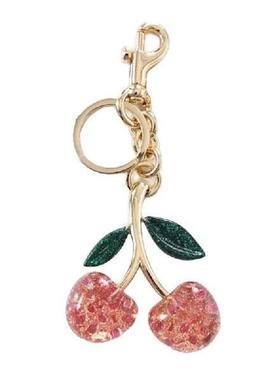 Fashionable Cherry Pendant Keyrings Ornament Dainty