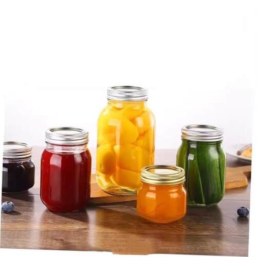 Screw Cap Mason Airtight Preserve Jars Glass Food Storage