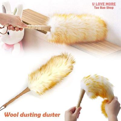 Dust Brush Household Feather Duster Dusting Cleaning Brush W
