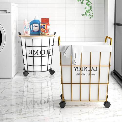 Large plastic bathroom laundry basket toy laundry basket