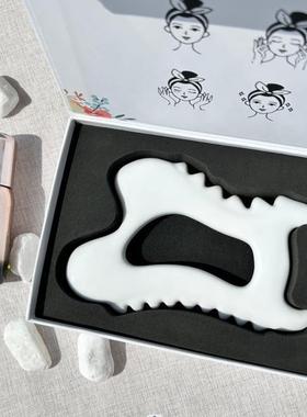 Ceramic scraping face massage meridian brush plectrum stick